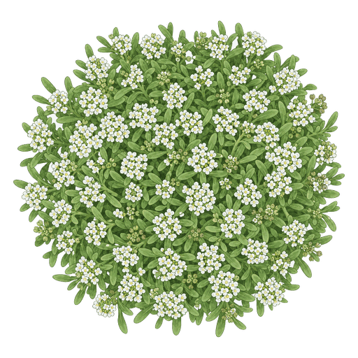 Illustration of Sweet Alyssum