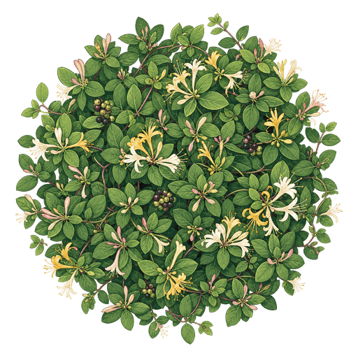 Illustration of Honeysuckle