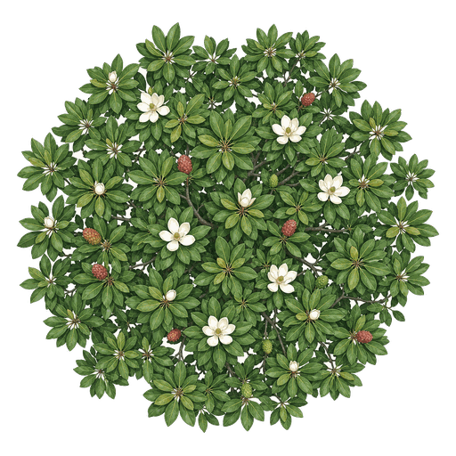 Illustration of Sweetbay Magnolia