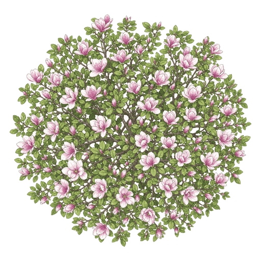 Illustration of Saucer Magnolia