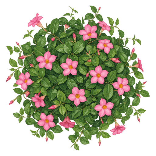 Illustration of Mandevilla