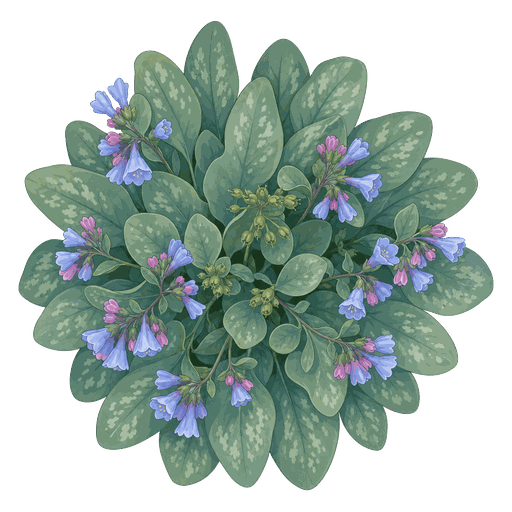 Illustration of Virginia Bluebells