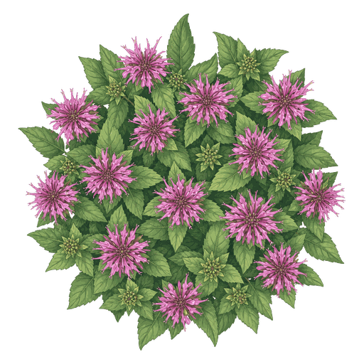 Illustration of Bee Balm