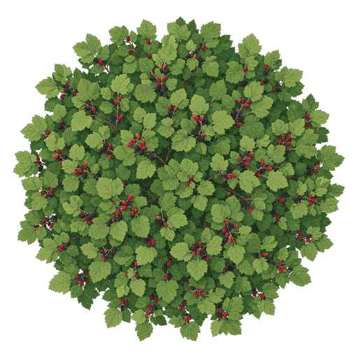 Illustration of Red Mulberry (Native)