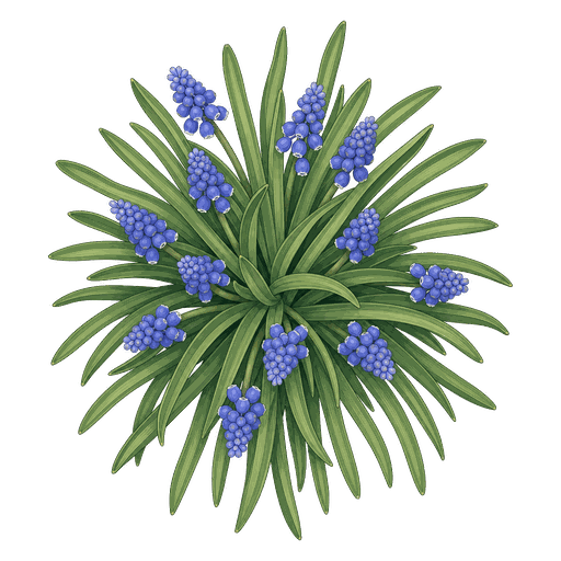Illustration of Grape Hyacinth