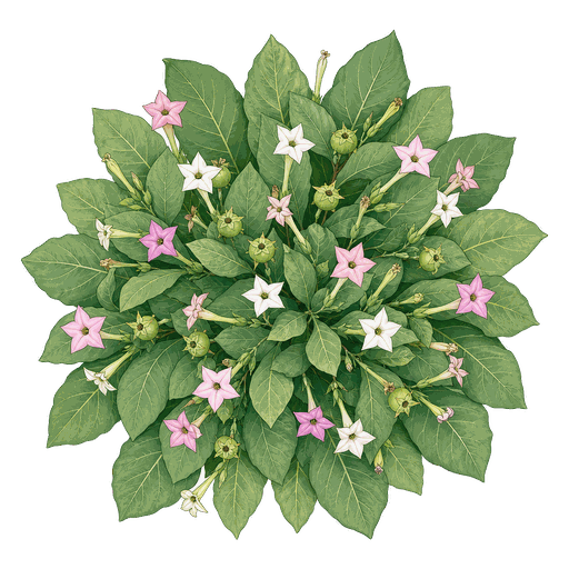Illustration of Flowering Tobacco