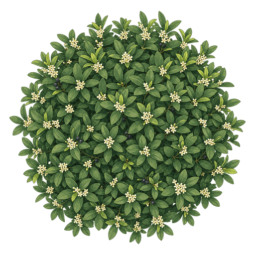 Illustration of Tea Olive