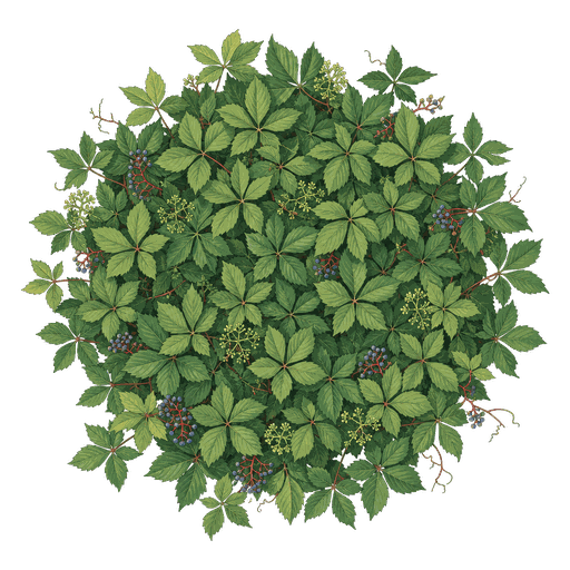 Illustration of Virginia Creeper