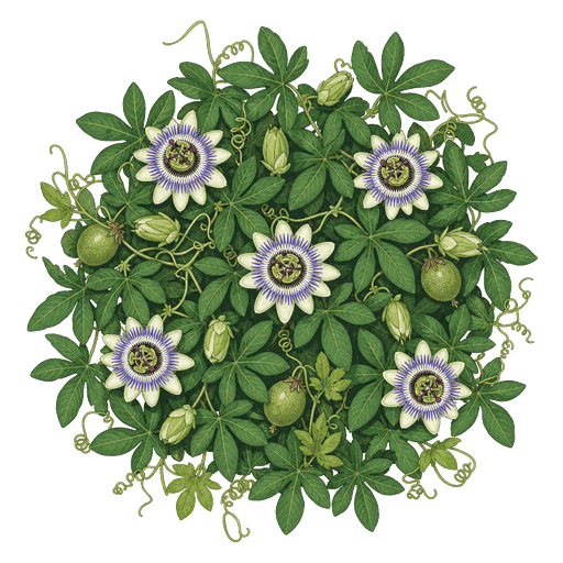 Illustration of Passion Flower