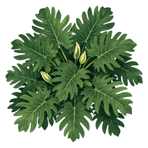 Illustration of Philodendron