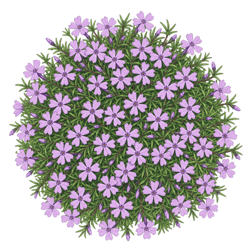 Illustration of Creeping Phlox