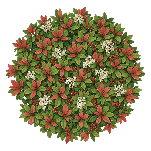 Illustration of Red Tip Photinia