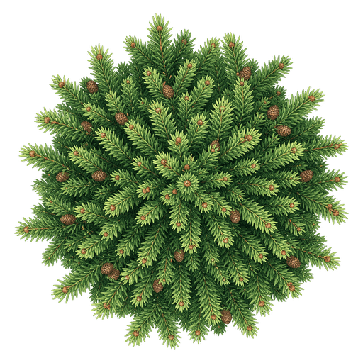 Illustration of Dwarf Alberta Spruce