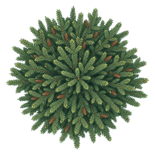 Illustration of Serbian Spruce