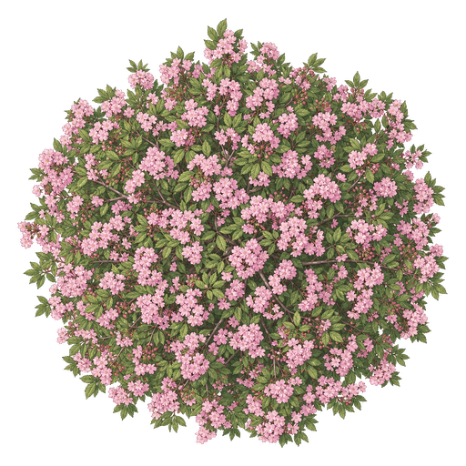 Illustration of Kwanzan Cherry