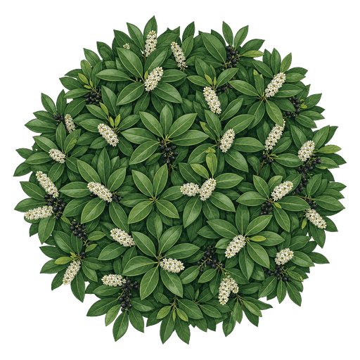 Illustration of Cherry Laurel