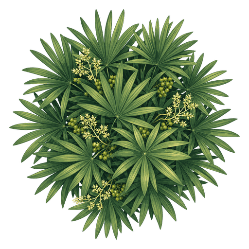 Illustration of Lady Palm