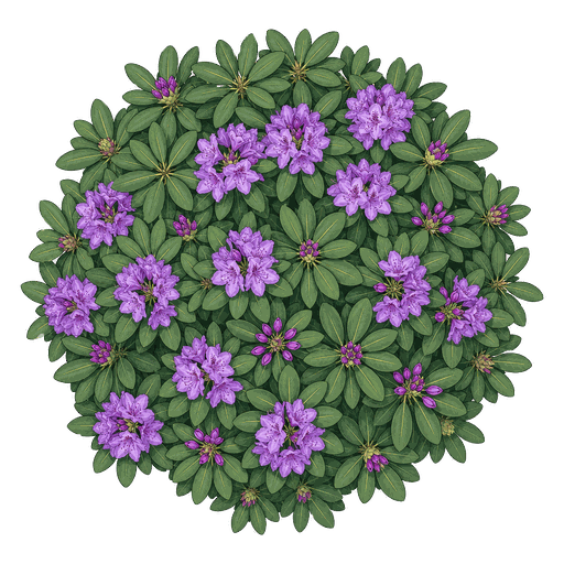 Illustration of Catawba Rhododendron