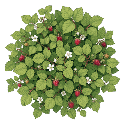Illustration of Wineberry