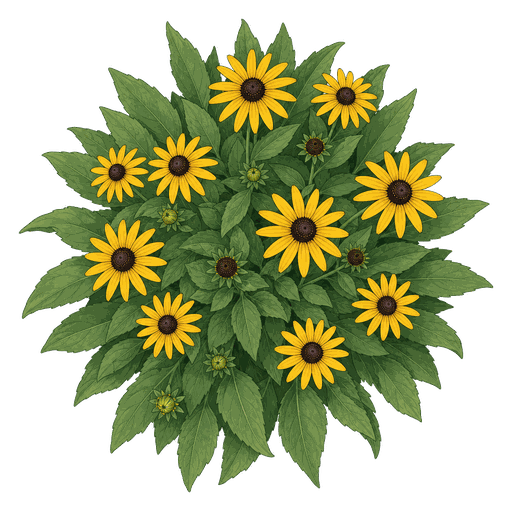 Illustration of Black-Eyed Susan