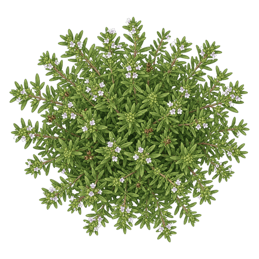 Illustration of Summer Savory