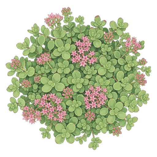 Illustration of Stonecrop Sedum