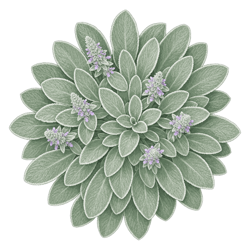 Illustration of Lamb's Ear