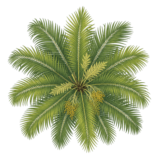 Illustration of Queen Palm