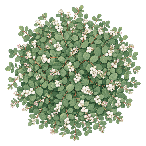 Illustration of Snowberry