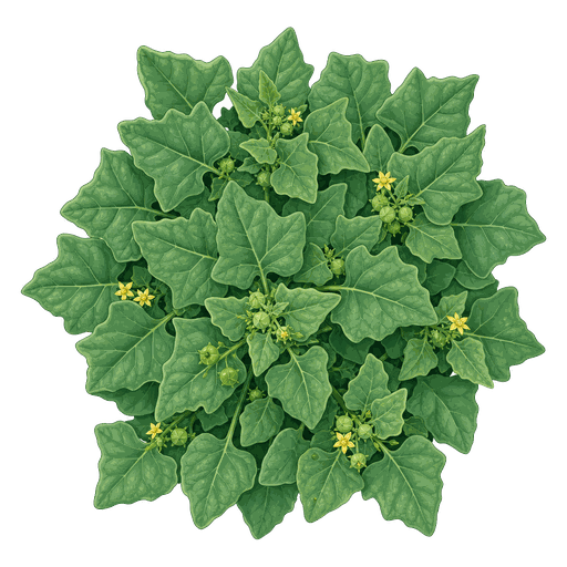 Illustration of New Zealand Spinach