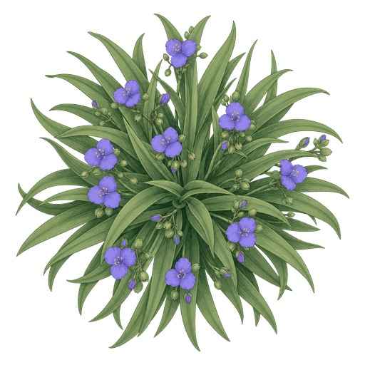 Illustration of Spiderwort