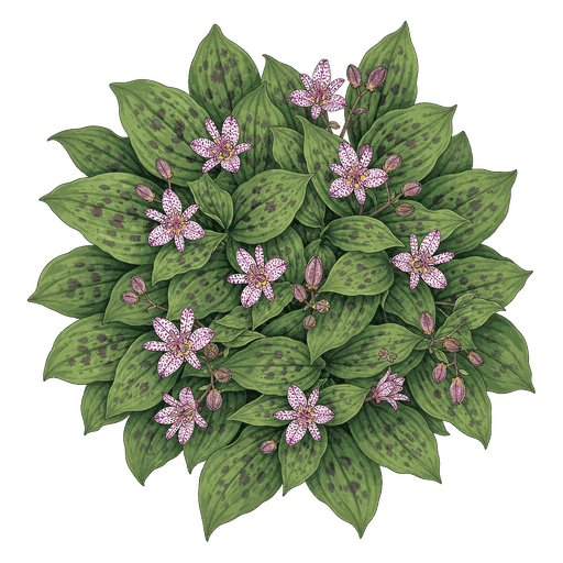 Illustration of Toad Lily