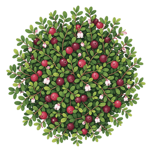 Illustration of American Cranberry