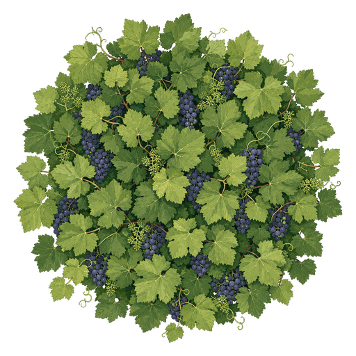 Illustration of American Grapes