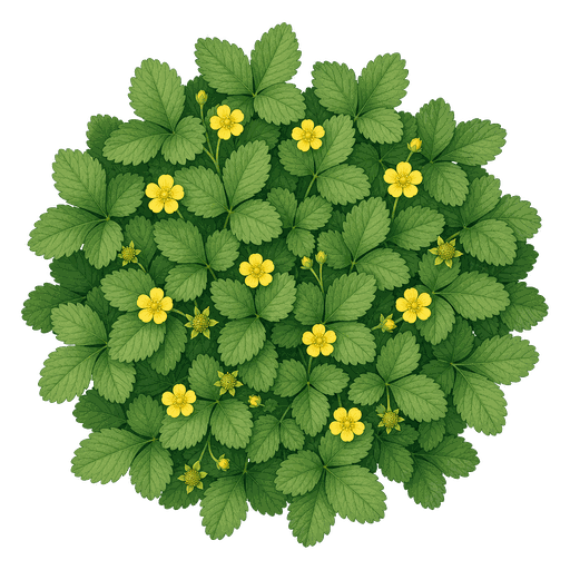 Illustration of Barren Strawberry