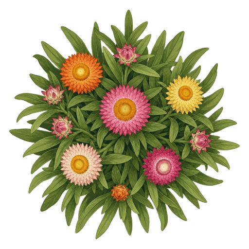 Illustration of Strawflower