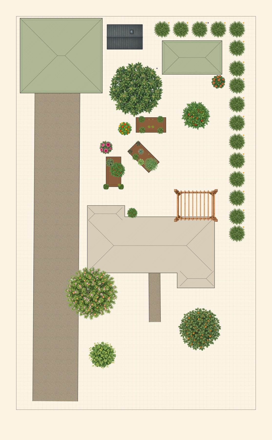 Garden plan: SoCal Productive Backyard